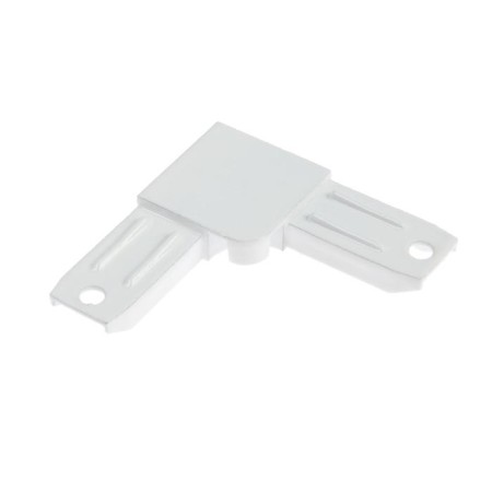 Connecting, metal, white corner