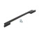 Cappio bracket handle, aluminum, m/o 224 mm, black color with gray insert