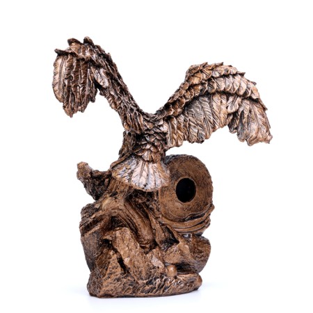 Table watch "Fireplace. Eagle", discrete move, 24 x 27 cm-2