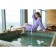 Frequency bathrobe, economy and I size 46-48 lilac, 100% cotton, 320 g/m2