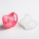 Orthodontic dummy nipple, silicone, 6+, with a cap in a container, color mix
