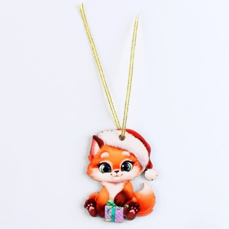 New Year's Christmas tree suspension "New Year! Fox "-1