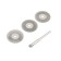Circles FIT, with diamond spraying 3 pcs., D = 22 mm, pin D = 3.1 mm