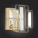 Wall lamp EVOLUCE. Sle103401-01. Giano. 1x40 W, E14, 19x17 cm, Shampan