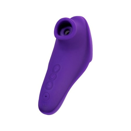 Vacuum-wave clitoris stimulator, silicone, 12 cm, purple-5