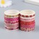 Adhesive tape Paper "Love" set 10 pcs width. 0.8 cm dl. 2 m 8.5x4x1 cm