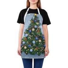 Apron of a kitchen with a photo print 