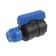 Fabric tap Valfex, d = 20 mm x 1/2 ", tsang/internal thread, collapsible
