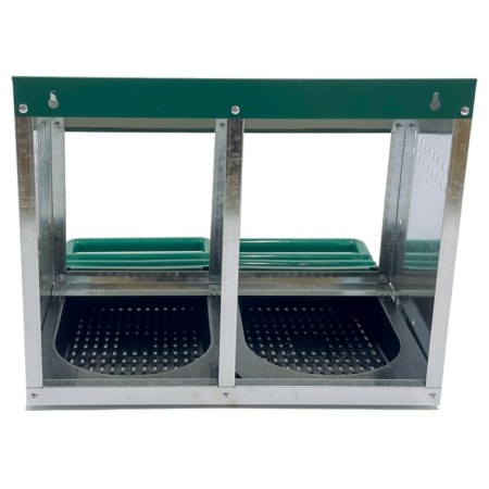 Nest for chickens Hobbyfarm 2 sections with an ovumer-7