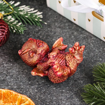 Figure "Dragon Gokh" Bordens with gold, 8x6.5x4cm