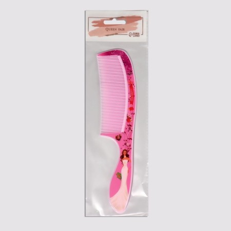 Comb “beauty”, 21 × 4 cm, MIX drawing-4