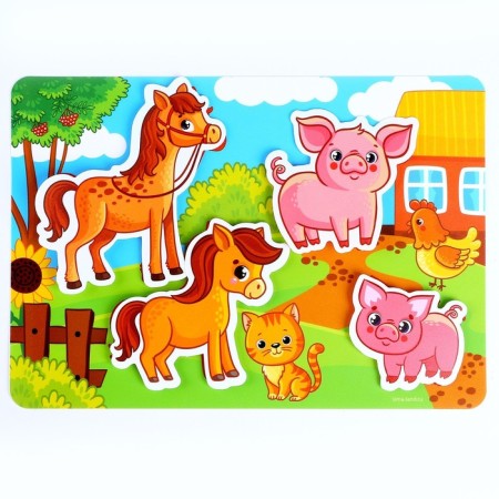 Developing Velcro Game "Cubs and Mom"-2