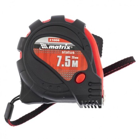 Roulette Matrix Status Magnet 3 Fixations 31006, rubberized case, 7.5 m x 25 mm