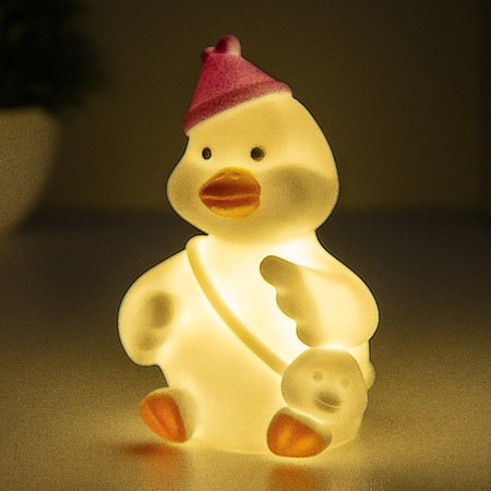 Nightlight "duck" LED 1W 3x lr44 white 8x4.4x12cm Risalux-2