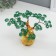 Souvenir Polystone, Metal "Tree of Life in a bag" Green 6x17x17 cm