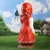 Garden figure "Grandma with a hoe" 63x29x28cm