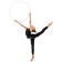 Hoop for rhythmic gymnastics Grace Dance, professional, d = 60 cm, white color