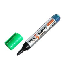 Permanent marker 3.0 mm, green, round tip
