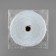 Curtain tape fixed assembly, matte, 6 cm, 50 ± 1 m, white color