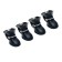 Rubber boots "All-terrain vehicle", set of 4 pcs., Rr m (sole 5 x 4 cm), black