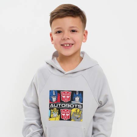 Autobots sweatshirt, transformers, height 122-128, gray color-3