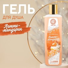 Shower gel, 250 ml, Latte-Mandarin aroma, New Year