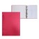 Notebook on 4 rings A5, 120 sheets in the cage "Pink. Metallic", boumvinyl cover, offset unit