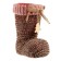 Candy "Boot" with a bow, color mix