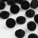 Button on the leg, d = 10 mm, the color is black