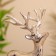 Souvenir "Deer" aluminum 13x10x20 cm