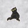A set of paper stickers "Cat", 10 pcs