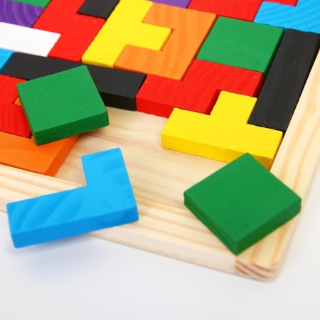 Zigzag puzzle, rectangular, 40 parts, 3 mm thick thickness-6