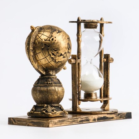 Sanding clock "Globe", souvenir, 15.5 x 7 x 12.5 cm-1