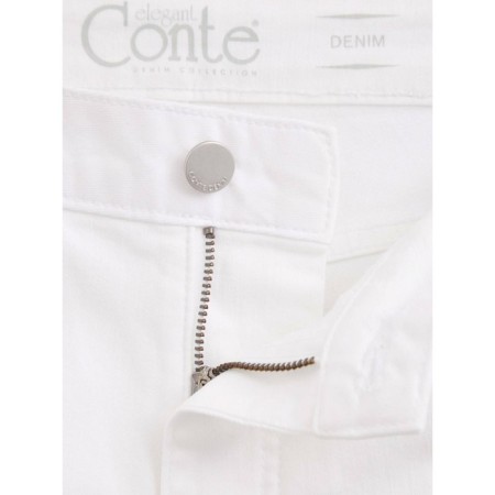Women's jeans Conte Elegant Wide Leg, size l, color White-8