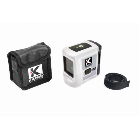 Laser level KAPRO 862G, green, 2 rays, 20 m, ± 3 °, 1/4 ", V-shaped groove, magnets-2