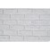Gypsum tile "Vintage" 0.5 sq.m. (33pcs in the set) White, 200x65 mm