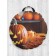 Pillow Sidushka "Sounding Pumpkin", Decorative, D = 52 cm