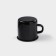 Enameled mug, 400 ml, black color