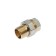 The connector "CTM", 3/4 "," American ", VP/HP, a pitch nut, straight, nickelled brass
