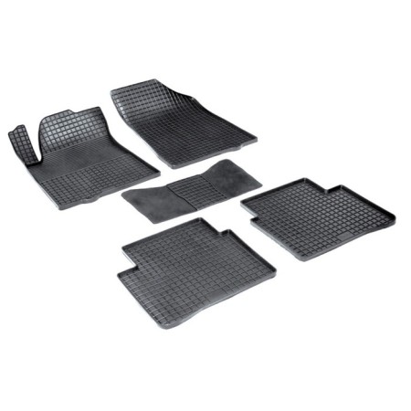 Rubber rugs ’grid’ for Nissan Teana III, 2014-