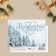 Postcard-Mini "Magic near", Winter landscape, 10.5 x 7.5 cm, New Year