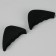 Inserts to reduce the size of the shoe, adjustable, 7 × 3 cm, steam, black color