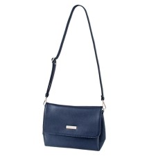 Messenger bag, valve department, blue color 26x10x17cm