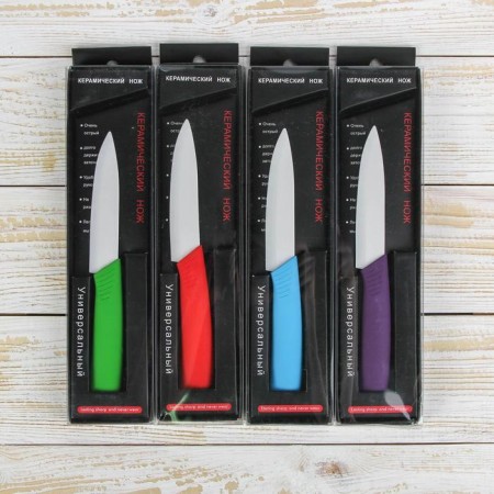 Knock Ceramic Knock "Simple", blade 10.5 cm, color mix-6