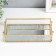 Standing interior glass with a “rectangle. Cora mirror” with handles 25.5x14x5 cm