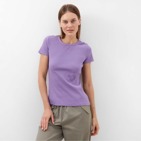Female T -shirt, lilac color, size m (44)-1