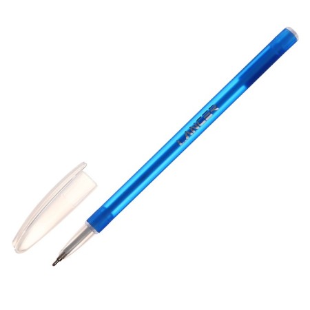 A set of ballpoint pens 150 pieces, 0.7mm, blue rod, color case, in the display-2