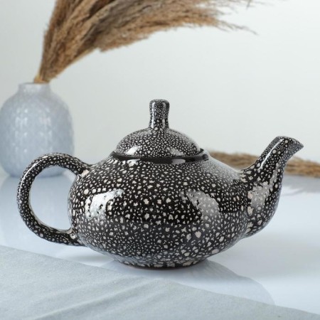 Teapot "Medium crumb" 1l / 13x14cm, marble-2
