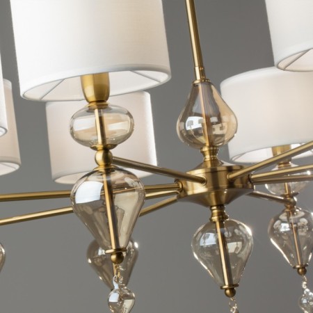 Freya FR5369CL-08BS RAise, 710x265x830 mm ceiling lamp, E14, 8x40W, brass color-5