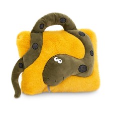 New Year! Soft toy - pillow, 35 cm, yellow color